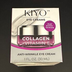 Kiyo Collagen + Vitamin E Anti-Wrinkle Eye Cream duel action formula NEW